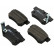 Brake Pad Set, disc brake 36712 ABS