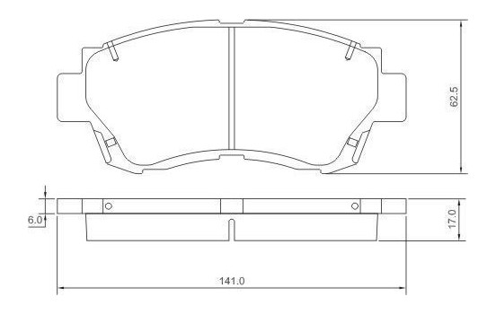 Brake Pad Set, disc brake 36713 ABS, Image 2