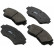 Brake Pad Set, disc brake 36713 ABS