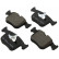 Brake Pad Set, disc brake 36714 ABS