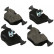 Brake Pad Set, disc brake 36715 ABS