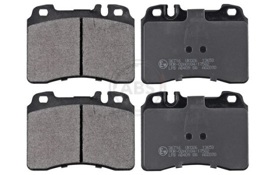 Brake Pad Set, disc brake 36716 ABS, Image 4