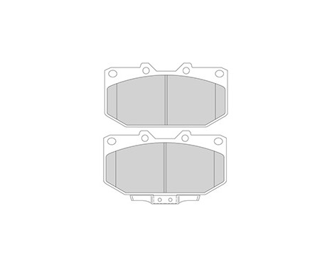 Brake Pad Set, disc brake 36718 ABS, Image 2