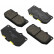 Brake Pad Set, disc brake 36718 ABS