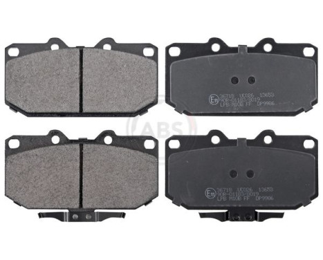 Brake Pad Set, disc brake 36718 ABS, Image 4