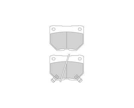 Brake Pad Set, disc brake 36719 ABS, Image 2
