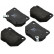 Brake Pad Set, disc brake 36719 ABS