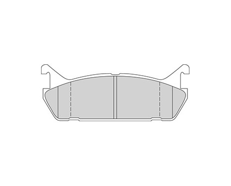 Brake Pad Set, disc brake 36723 ABS, Image 3