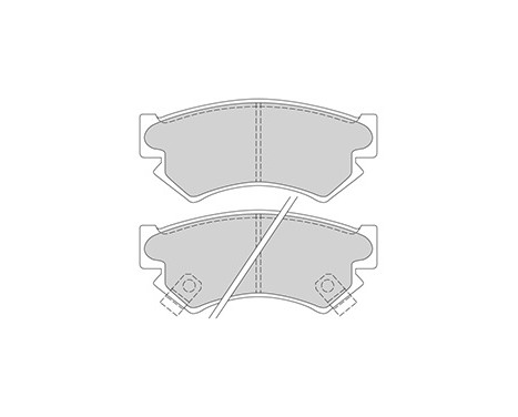 Brake Pad Set, disc brake 36732 ABS, Image 3