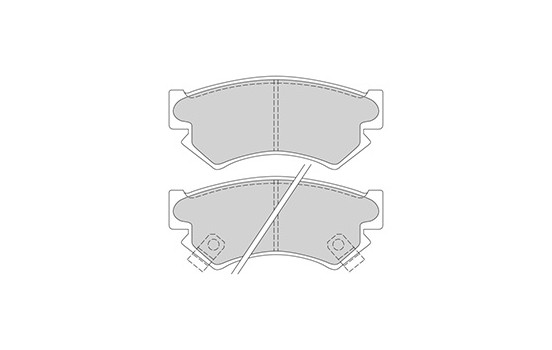 Brake Pad Set, disc brake 36732 ABS, Image 3