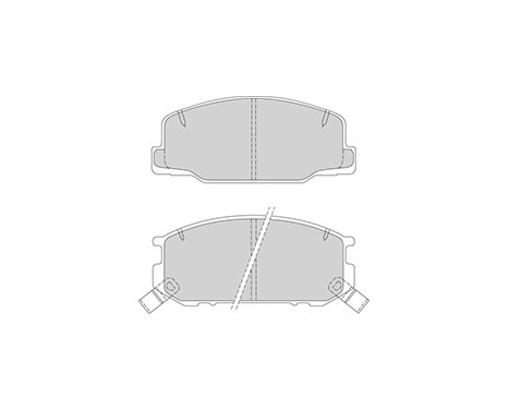 Brake Pad Set, disc brake 36733 ABS, Image 3