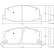 Brake Pad Set, disc brake 36733 ABS, Thumbnail 2