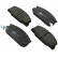 Brake Pad Set, disc brake 36733 ABS