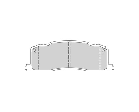 Brake Pad Set, disc brake 36734 ABS, Image 2