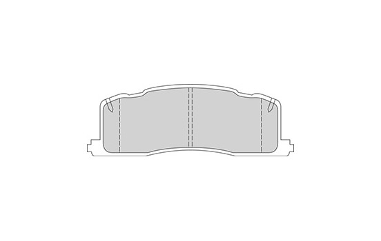 Brake Pad Set, disc brake 36734 ABS, Image 2