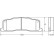 Brake Pad Set, disc brake 36734 ABS, Thumbnail 3