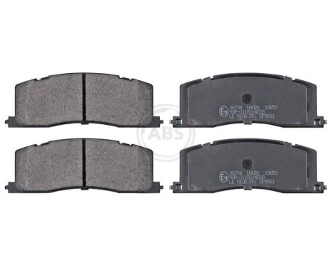 Brake Pad Set, disc brake 36734 ABS, Image 4