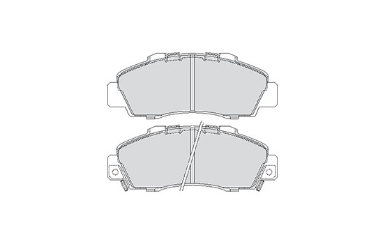 Brake Pad Set, disc brake 36737 ABS