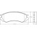 Brake Pad Set, disc brake 36739 ABS, Thumbnail 3