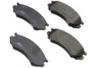 Brake Pad Set, disc brake 36739 ABS