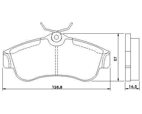 Brake Pad Set, disc brake 36740 ABS, Image 2