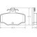 Brake Pad Set, disc brake 36741 ABS, Thumbnail 3