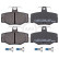 Brake Pad Set, disc brake 36741 ABS, Thumbnail 4