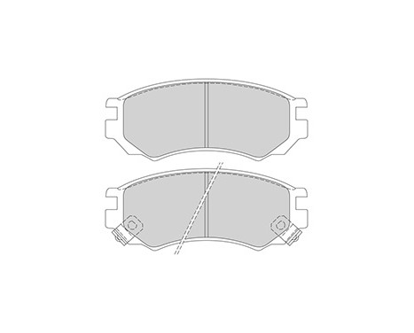 Brake Pad Set, disc brake 36743 ABS, Image 2