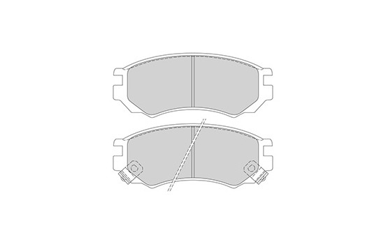 Brake Pad Set, disc brake 36743 ABS, Image 2