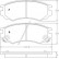 Brake Pad Set, disc brake 36743 ABS, Thumbnail 3