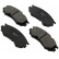 Brake Pad Set, disc brake 36743 ABS