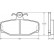 Brake Pad Set, disc brake 36744 ABS, Thumbnail 3