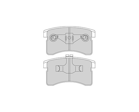 Brake Pad Set, disc brake 36745 ABS, Image 2
