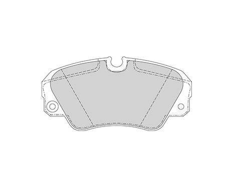 Brake Pad Set, disc brake 36749 ABS, Image 3