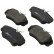 Brake Pad Set, disc brake 36749 ABS