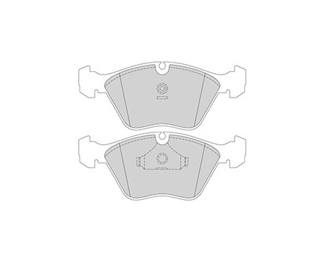 Brake Pad Set, disc brake 36755 ABS, Image 2