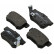 Brake Pad Set, disc brake 36757 ABS