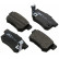 Brake Pad Set, disc brake 36758 ABS