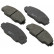 Brake Pad Set, disc brake 36760 ABS