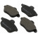 Brake Pad Set, disc brake 36765 ABS