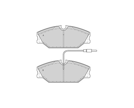 Brake Pad Set, disc brake 36769 ABS, Image 2