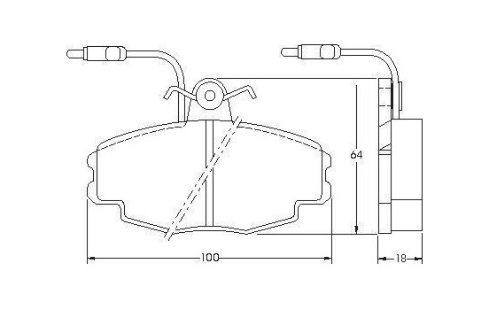 Brake Pad Set, disc brake 36770 ABS, Image 2