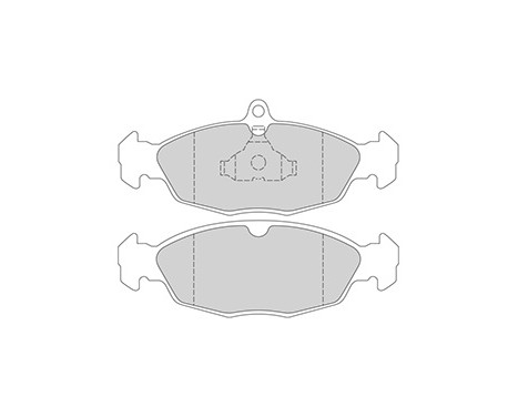 Brake Pad Set, disc brake 36771 ABS, Image 3