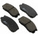 Brake Pad Set, disc brake 36772 ABS