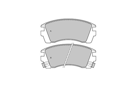 Brake Pad Set, disc brake 36779 ABS, Image 2
