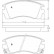 Brake Pad Set, disc brake 36779 ABS, Thumbnail 3