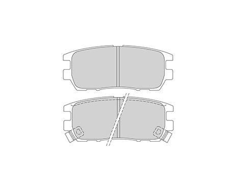 Brake Pad Set, disc brake 36781 ABS, Image 2