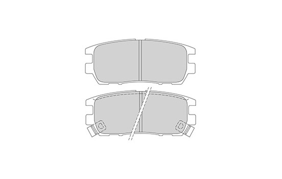 Brake Pad Set, disc brake 36781 ABS, Image 2