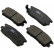 Brake Pad Set, disc brake 36781 ABS