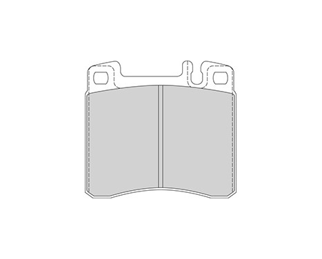 Brake Pad Set, disc brake 36786 ABS, Image 3